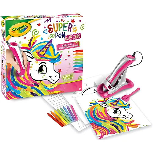 Super Pen Einhorn Neon f�r Relief-Designs