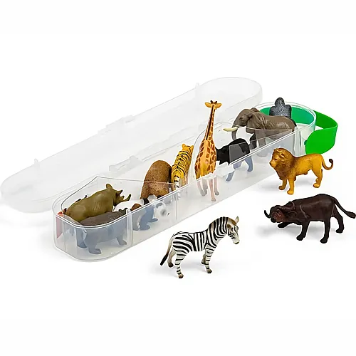 CollectA Wild Life Africa Box mit Mini Wildtieren