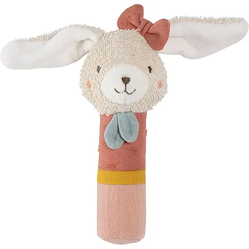 Fehn Natur Stabgreifling Hase - 17 cm