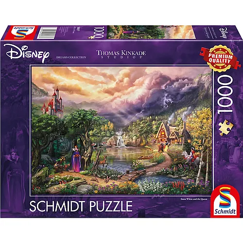 Schmidt Puzzle Thomas Kinkade Disney Snow White and the Queen (1000Teile)