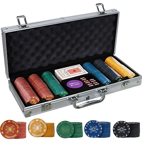 Broilissimo Pokerset Pokerkoffer Profi 300/500