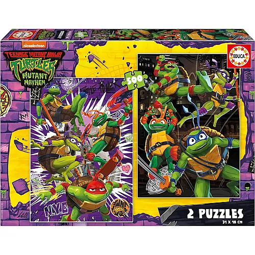 Educa 2in1 Ninja Turtles (500Teile)