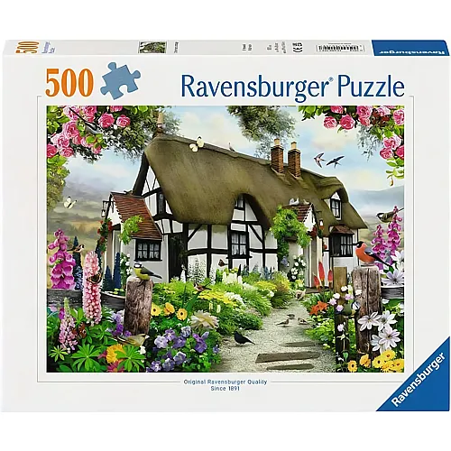 Ravensburger Puzzle Vertr�umtes Cottage (500Teile)