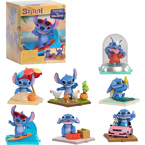Just Play Stitch LA Movie Time Collectible Figs