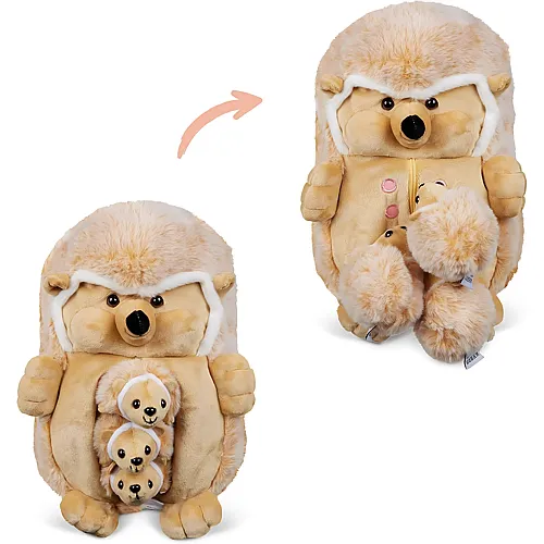 Mamanimals Mama Igel & Babys - 26 cm