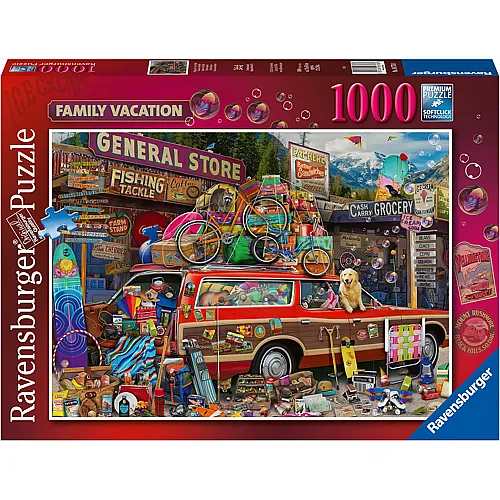 Ravensburger Puzzle Familienurlaub - 1000 Teile