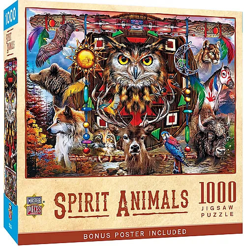 Master Pieces Puzzle Spirit Animals (1000Teile)