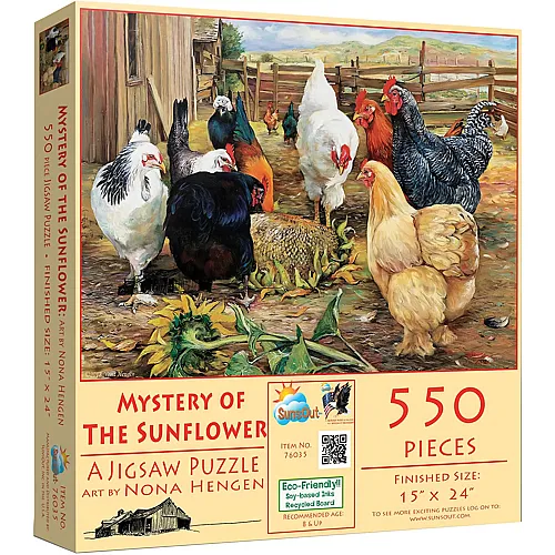 SunsOut Puzzle Nona Hengen Mystery of the Sunflower - 550 Teile