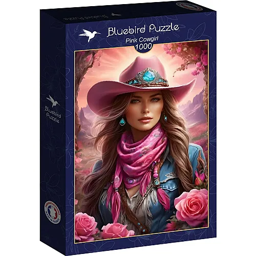 Pinkes Cowgirl 1000Teile