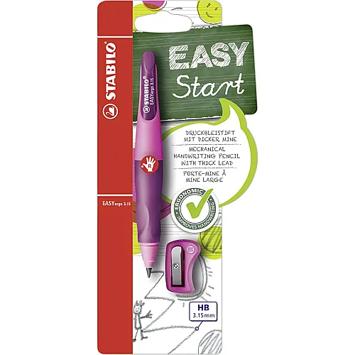 Stabilo EASYergo 3.15 START rechts pink