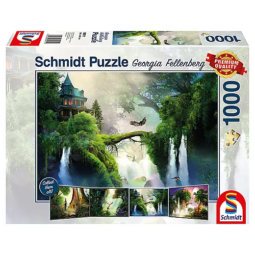 Schmidt Puzzle Georgia Fellenberg Verwunschene Quelle (1000Teile)