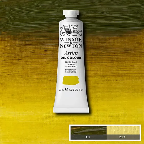 Winsor & Newton W&n Artists' Ölfarbe 37ml Tube Gr�ngold