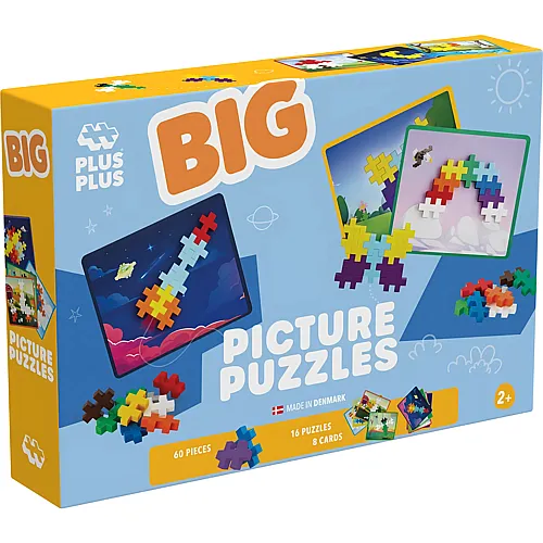 Plus-Plus 60 Kreativ Bausteine BIG Bilder Puzzle