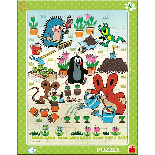 Dino Puzzle Kleiner Maulwurf-G�rtner