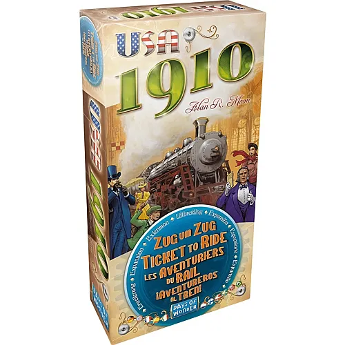 Asmodee Spiele Zug um Zug - USA 1910 - Erweiterung