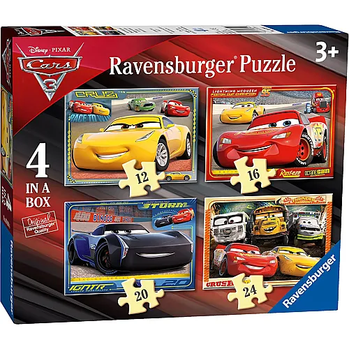 4in1 Disney Cars 12-24