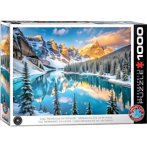 Eurographics Puzzle Morraine-See im Winter - 1000 Teile