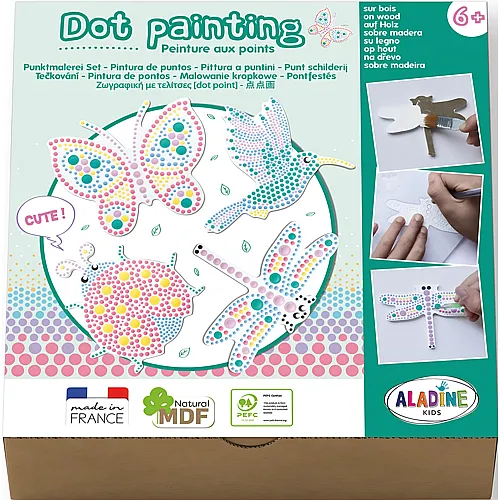 Aladine Punktmalerei Set Natur