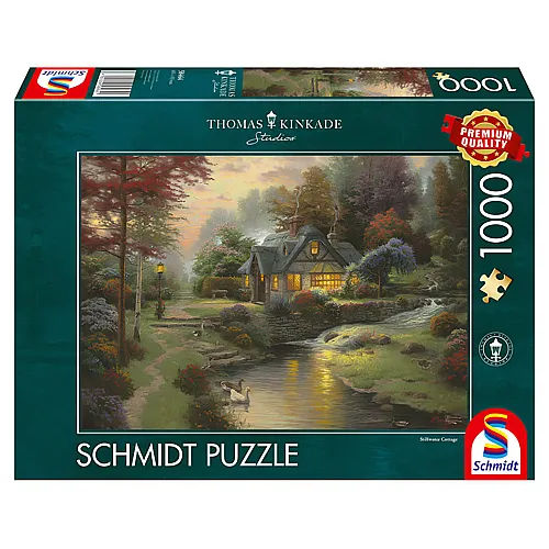 Schmidt Puzzle Thomas Kinkade Friedliche Abendstimmung (1000Teile)