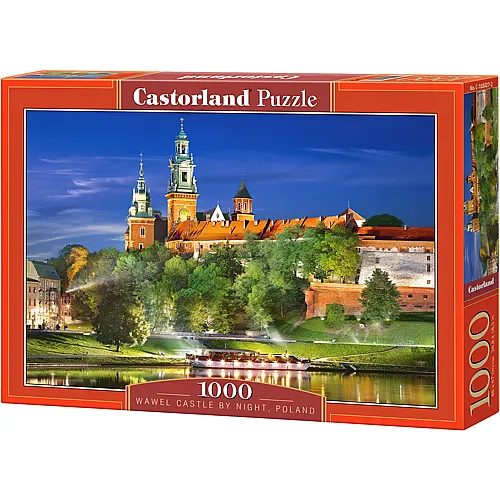 Castorland Puzzle Wawel bei Nacht, Krakau, Polen - 1000 Teile