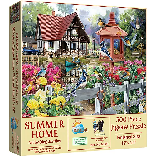 SunsOut Puzzle Oleg Gavrilov Summer House - 500 Teile
