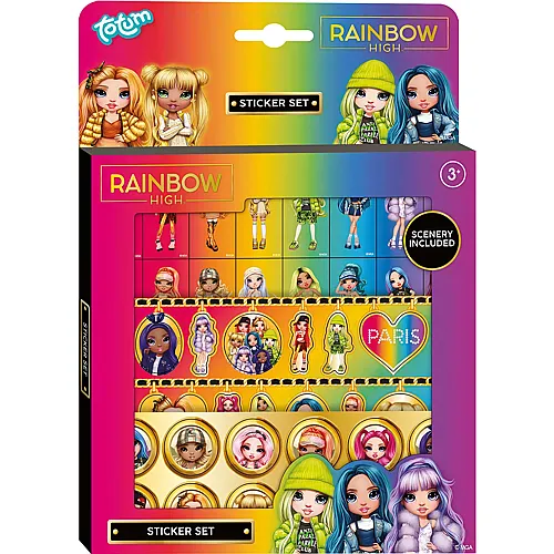 Totum Rainbow High Aufkleber-Set
