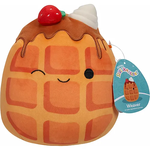 Squishmallows Pl�sch Weaver die Waffel - 19 cm