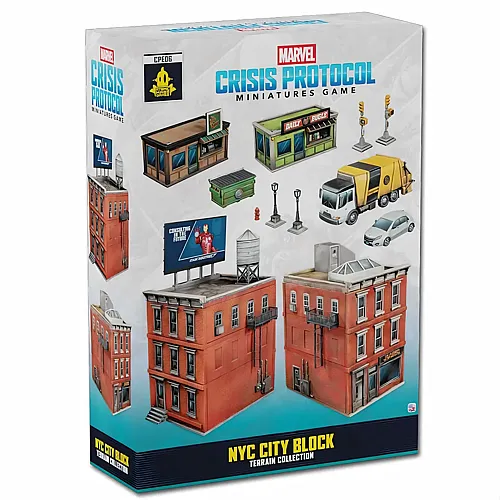 Atomic Mass Games Marvel Crisis Protocol Nyc City Block Collection (terrain) (