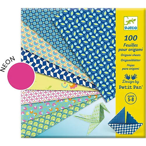 Djeco Origamipapier Natsu - 100 Teile