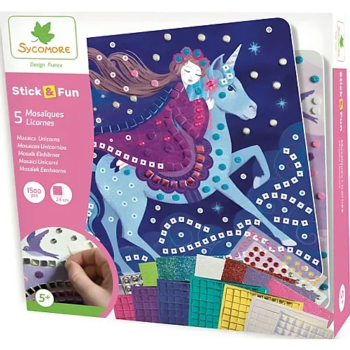 Sycomore Stick'n Fun GM Mosaiques Licornes (fr-de-it)