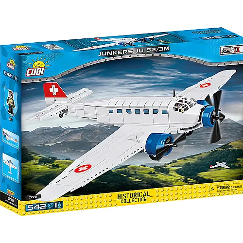 COBI Historical Collection Junkers JU-52/3M G4E Swiss (5711)