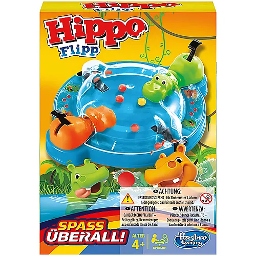 Hasbro Gaming Hippo Flip Kompakt (DE)