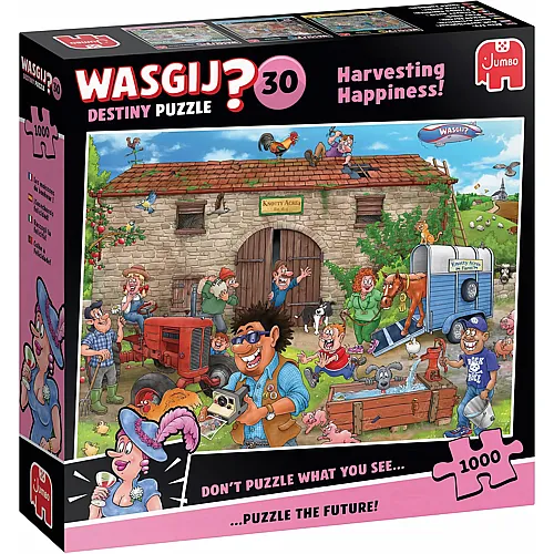 Jumbo Puzzle WASGIJ Destiny Gl�ck Ernte! (1000Teile)