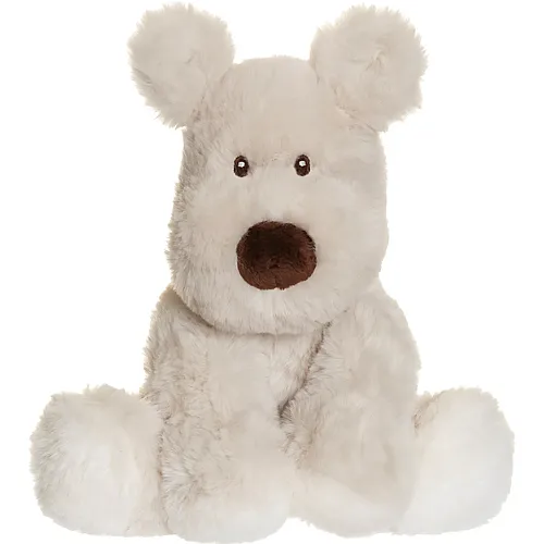 Teddykompaniet Hund Mocca Grau - 25 cm