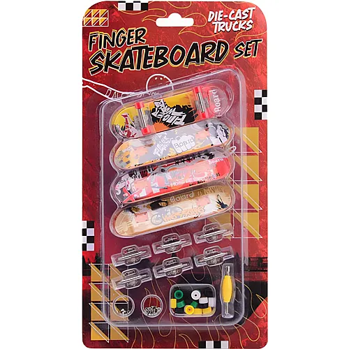 Finger-Skateboard-Set 4Teile