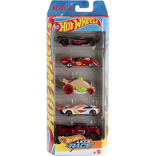 Hot Wheels Lets Race 5-Pack - 1:64