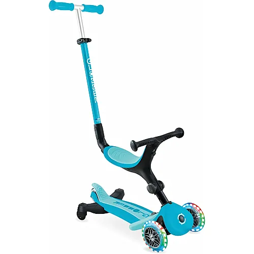 Globber Laufrad / Dreirad GO UP Active Lights 360� Aqua