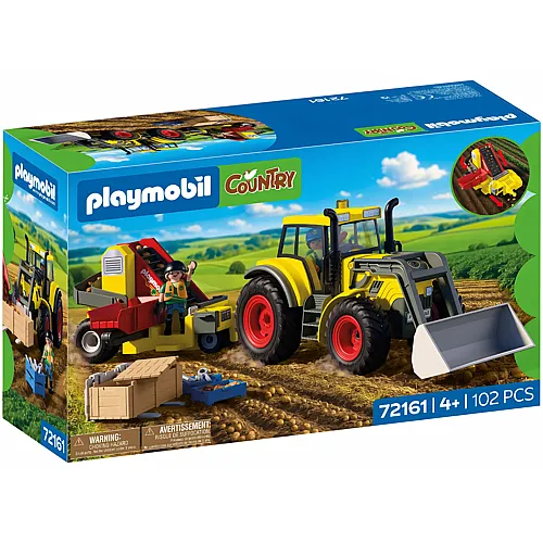Large Tractor with Potato Harvester 72161