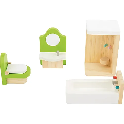 Puppenhausmbel Badezimmer 4Teile