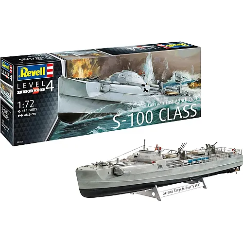 Revell Level 4 German Fast Attack Craft S-100