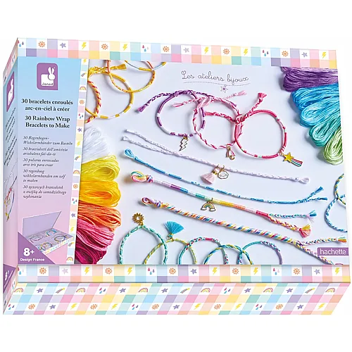 Janod Kreativ Regenbogenarmband-Set