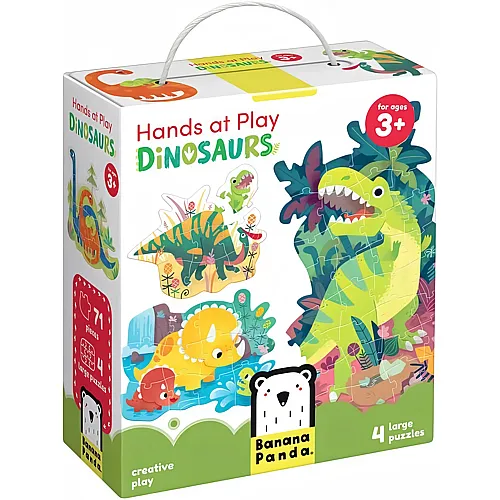 4in1 Dinosaurier 9Teile