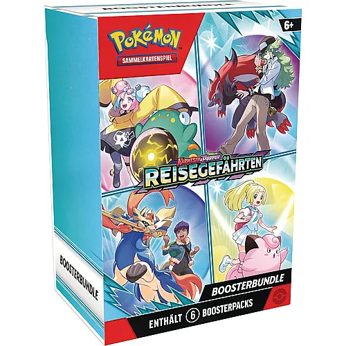 Pok�mon TCG Karmesin & Purpur Pok�mon Boosterbundle Reisegef�hrten (6 Boosterpacks) - Deutsch