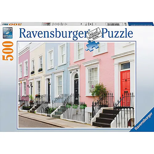 Ravensburger Puzzle Bunte Stadthuser in London (500Teile)