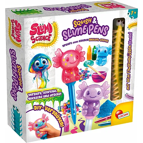 Lisciani Slumi Science Squish Stifte, d DIY Squishy, 2 Stifte, Pulver,