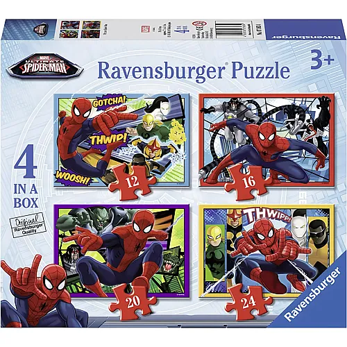 4in 1 Spiderman 12Teile