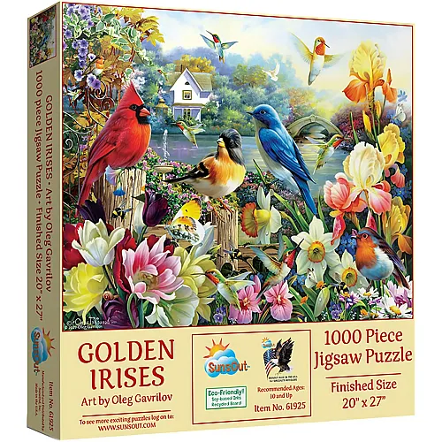 SunsOut Puzzle Oleg Gavrilov Golden Irises - 1000 Teile