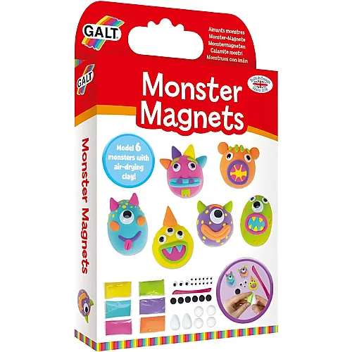 Monster Magnets Monster-Magnete selber Basteln