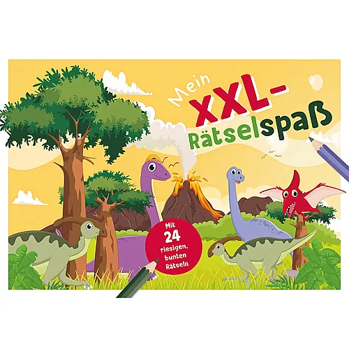 Schwager & Steinlein Mein XXL-R�tselblock Dinosaurier