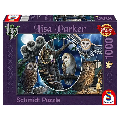 Schmidt Puzzle Lisa Parker Geheimnisvolle Eulen (1000Teile)